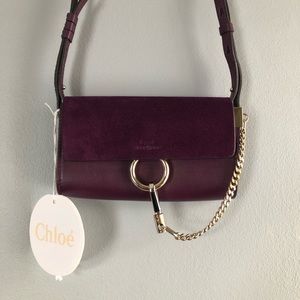 Rare Violet Chloe Faye wallet on strap